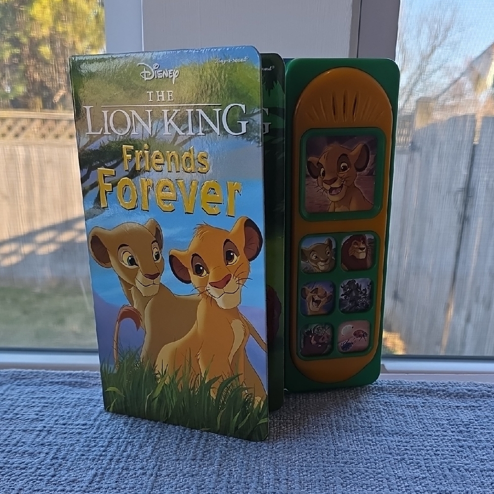 Disney Lion King Friends Forever Interactive Board Book.